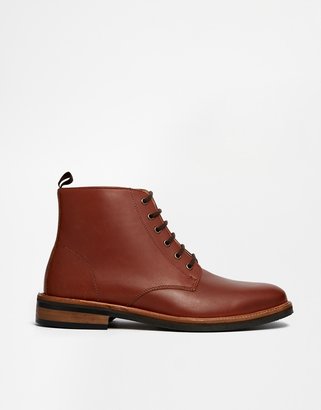 ASOS Boots in Leather - Tan