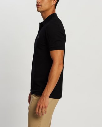 Fred Perry Men's Black Polo Shirts - Slim Fit Polo Shirt