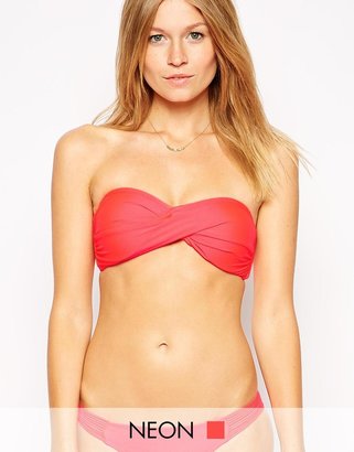 Seafolly Shimmer Twist Bandeau Bikini Top