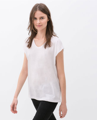 Zara 29489 Basic Cotton T-Shirt
