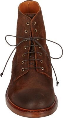 Buttero Suede Lace-Up Boots-Brown
