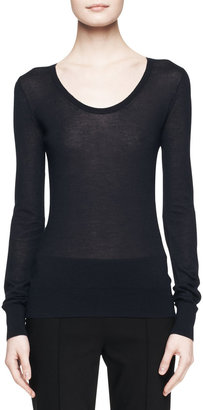 The Row Topa Silk-Cashmere Top