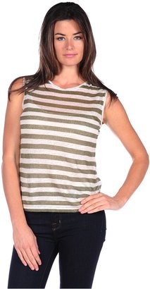 Majestic Striped Double Layer Tank