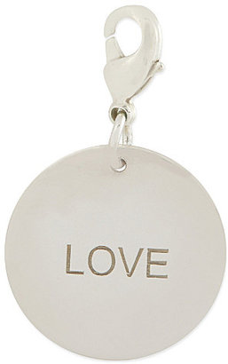 Anna Lou Silver large love disk charm