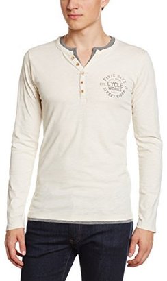 Esprit Men's 094EE2K017 Button Front Long Sleeve T-Shirt T-Shirt