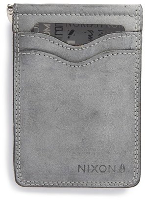 Nixon 'Dusty' Suede Card Wallet