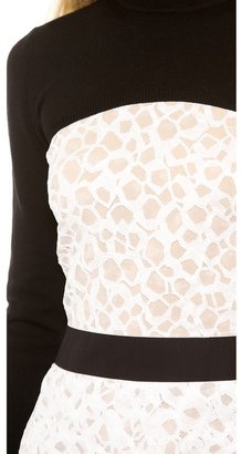 Vera Wang Collection Cropped Sweater
