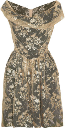 Vivienne Westwood Thursday metallic lace dress