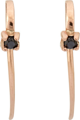 Wendy Nichol Women's Black Diamond Hook Earrings