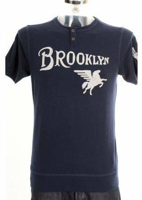 Ringspun Brooklyn T Shirt Navy