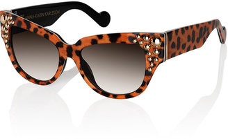 Karlsson Anna-Karin Mademoiselle d'Or Leopard-Print Sunglasses