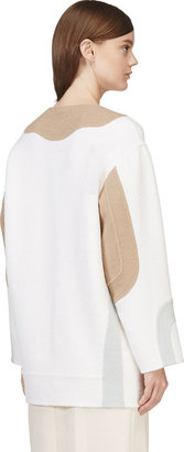 Marc Jacobs White V-Neck Wool Tunic