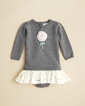 Hartstrings Infant Girls' Ruffled Sweater Dress - Sizes 0-12 Months