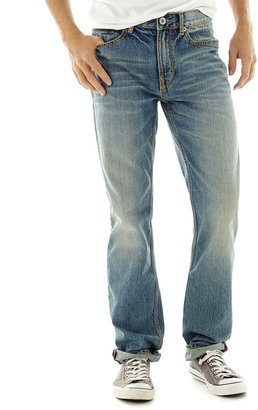 JCPenney JF J.Ferrar JF J. Ferrar Slim Straight Jeans