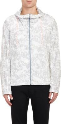 Jil Sander Abstract Floral-Print Hooded Jacket