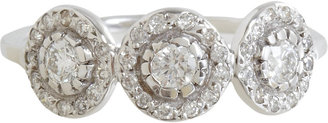 Ileana Makri Diamond & White Gold Triple Solitaire Ring