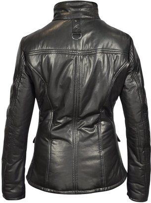 Forzieri Black Multi-Pocket Leather Zip Jacket