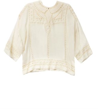 Isabel Marant TOILE Ethan embroidered blouse