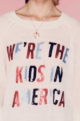 Wildfox Couture American Kids Pfeiffer Sweater in White