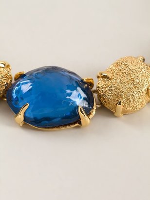 Yves Saint Laurent Pre Owned 1980's Crystal Embellished Necklace