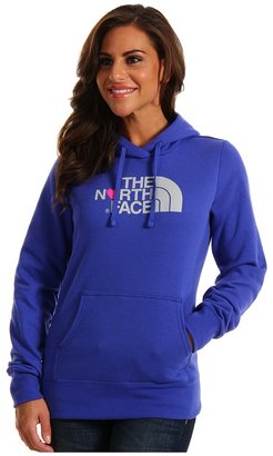 The North Face Logo Love Pullover Hoodie (Moody Blue/High Rise Grey) - Apparel