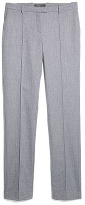 MANGO Wool straight-fit trousers