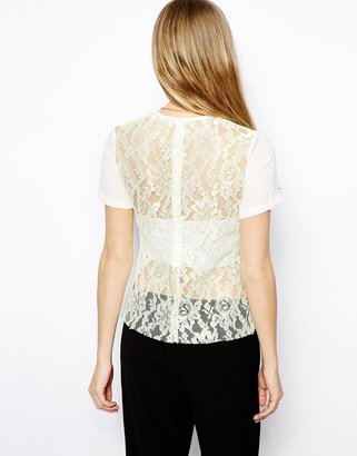 Jovonnista Nina Lace Top with Neon Highlights