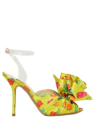 Moschino 100mm Gummy Bear Couture Satin Sandals