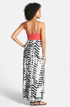 Nordstrom FELICITY & COCO Jersey High/Low Maxi Dress Exclusive) (Petite)