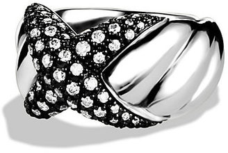 David Yurman X Collection Ring with Diamonds