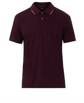 Paul Smith PS Striped-collar polo shirt