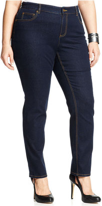 Vince Camuto Plus Size Skinny Jeans, Midnight Wash