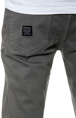 Emerica The Reynolds Slim Denim Jeans in Dark Gray