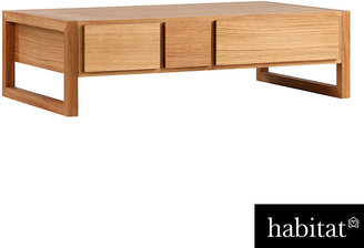 Habitat Hana II 6 Drawers Coffee Table - Oak