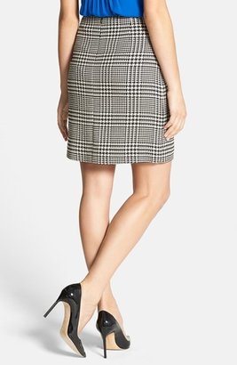 Anne Klein Glen Plaid A-Line Skirt