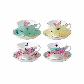 Royal Albert Miranda Kerr Teacups & Saucers Set of 4