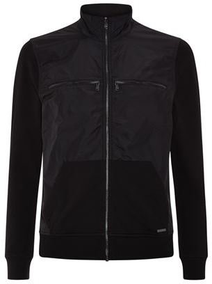 Michael Kors Nylon and Cotton Zip-Front Jacket