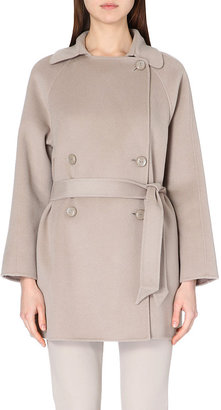 Armani Collezioni Wool and Cashmere-Blend Coat - for Women