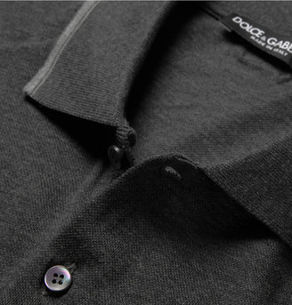 Dolce & Gabbana Cotton-Piqué Polo Shirt