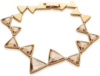 Aurora 18ct Gold Plated Triangle Bracelet