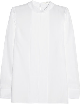 Saint Laurent Silk crepe de chine blouse