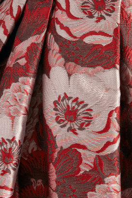 Temperley London Rosa floral-jacquard dress