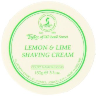 Taylor of Old Bond Street Lemon - Lime Shaving Cream Jar, 5.3-Ounce