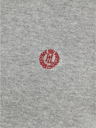 Henri Lloyd Mens Moray Club Grey Crew Knit