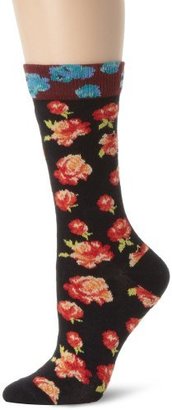 Ozone Women's Walk On Roses Socks
