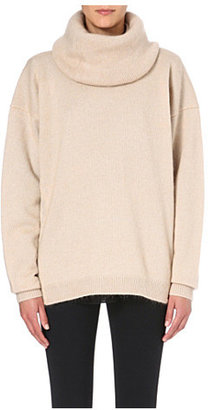 Acne Demi mix knitted jumper