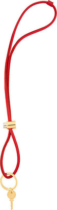 Chloé Red Leather Surf Keychain