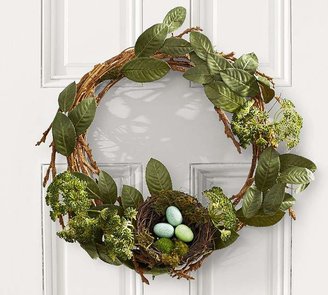 Pottery Barn Rustic Easter Wreath With Nest