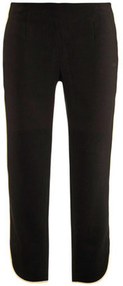 L'Agence Piping detail ankle trousers