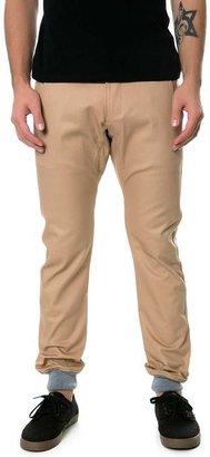 Kennedy Denim Co. The Weekend Classic Jogger Pants in Khaki & Heather Grey